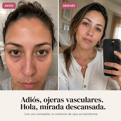 Miravelle™ — Sérum Eléctrico · Masajea, Hidrata y Borra Ojeras
