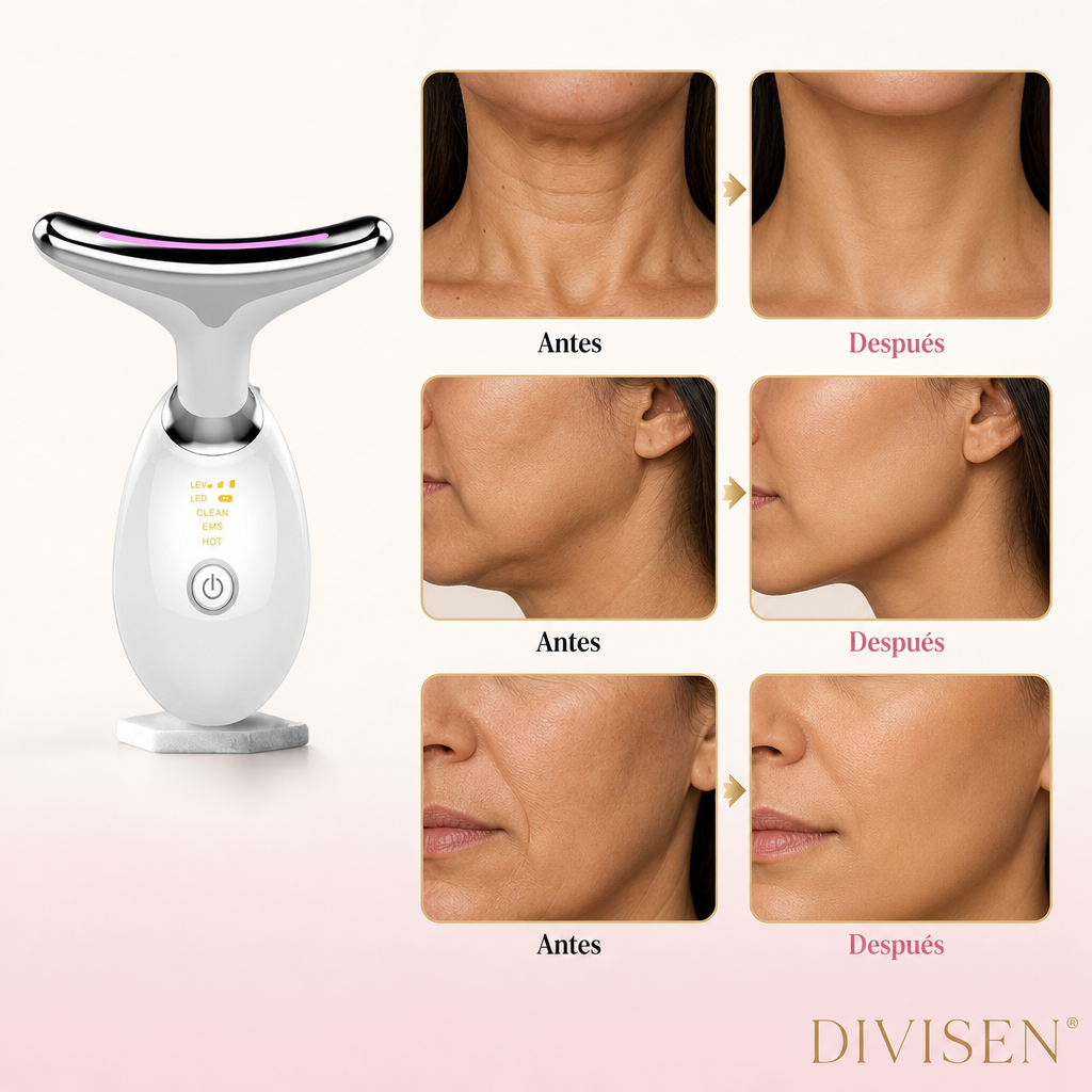 DIVISEN™ Dispositivo de Microcorriente Facial [Efecto Lifting y Reducción de Flacidez]
