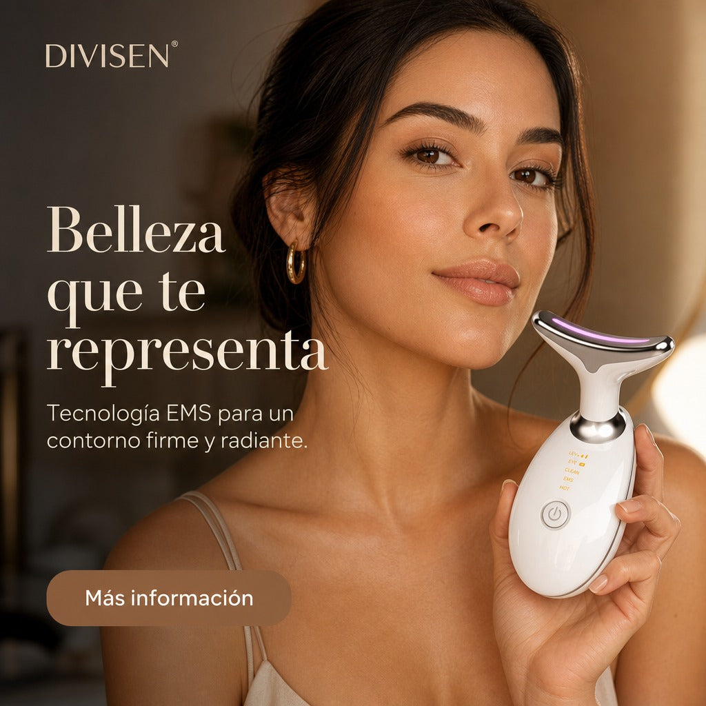 DIVISEN™ Dispositivo de Microcorriente Facial [Efecto Lifting y Reducción de Flacidez]