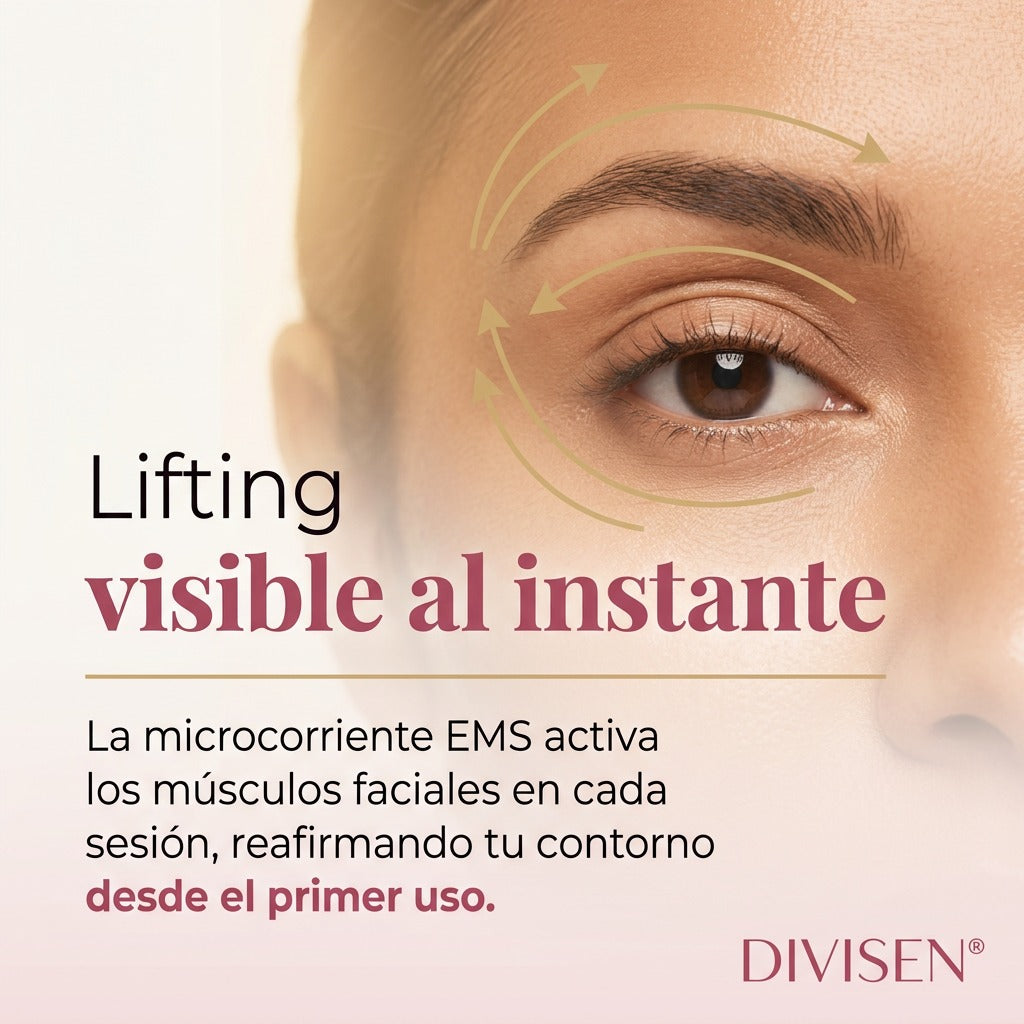DIVISEN™ Dispositivo de Microcorriente Facial [Efecto Lifting y Reducción de Flacidez]