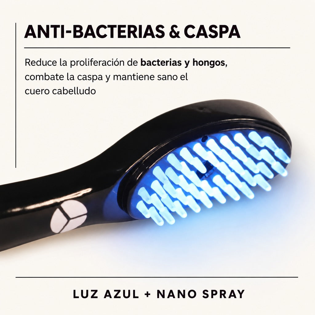 Growelle™ Cepillo Capilar LED [Anticaída & Crecimiento]